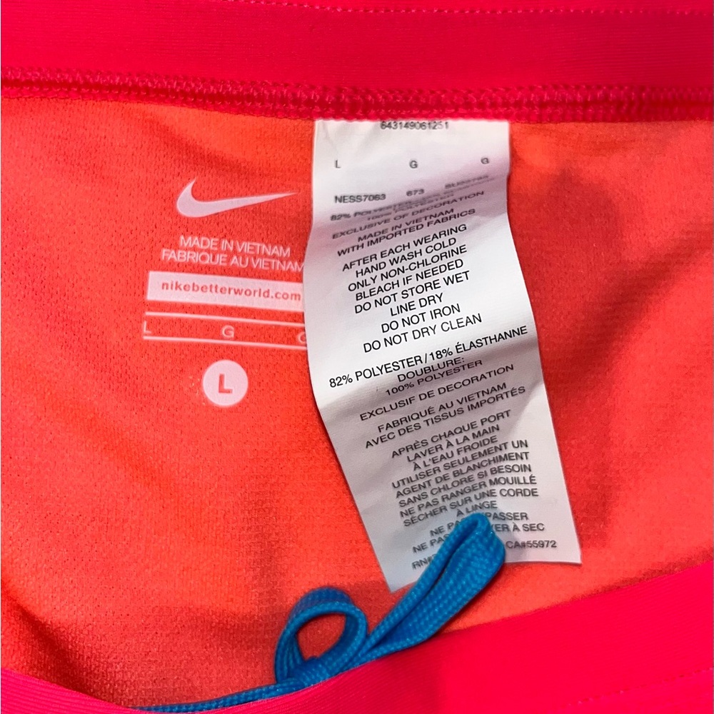 Nike Racer Pink and Orange Swim Bottoms Sz L NWT - Picture 4 of 6